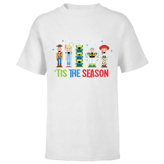 Disney and Pixar’s Toy Story Christmas Holiday Nutcrackers - Short Sleeve T-Shirt for Kids - Customized-White