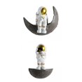 thumbnail image 1 of Paquete De 2 Esculturas Colgantes De Ped De , Es De , Decoración De Ped De Hotel Baoblaze Escultura de pared de astronauta, 1 of 3