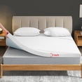thumbnail image 6 of SOPAT 3 Inch Memory Foam Mattress Topper Queen Size,7-Zone High Density Cooling Gel-Infused Mattress Pad,with Removable & Washable Bamboo Fiber Cover, 6 of 13
