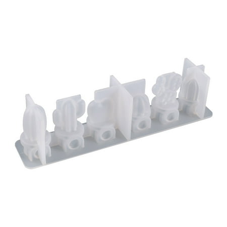 

Whigetiy Epoxy Resin Silicone Mold Irregular Cactus Refrigerator Sticker Mould for Whiteboard and Fridge Decor Notification