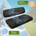 thumbnail image 6 of Psesaysky Blue Rose Butterfly Seat Covers for Golf Cart, Washable Golf Cart Seat Covers for Club Car Precedent Ordinary Seats Breathable Comfortable/Anti-Scratch/Anti-Fading/Easy to Install, 6 of 8