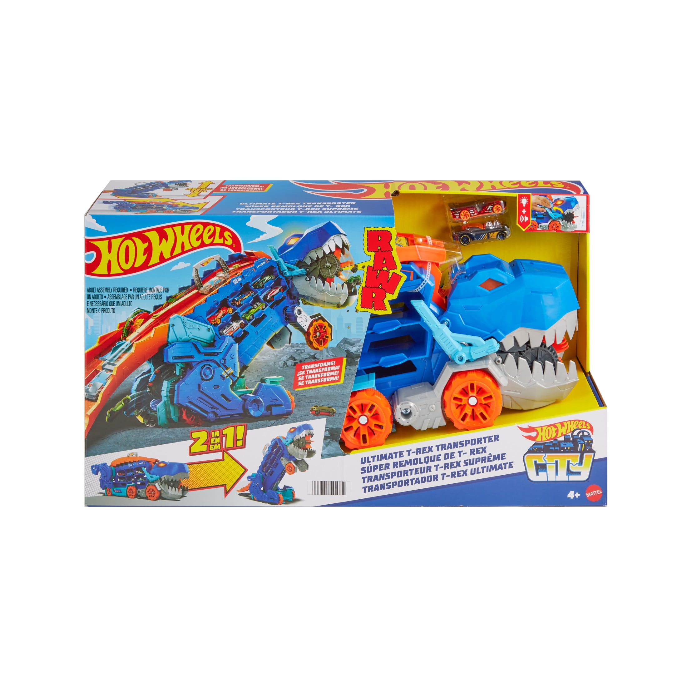 Hot Wheels City Ultimate T-Rex Transporter, Hauler Pakistan Ubuy