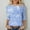 Light Blue, variant on T Shirts for Women Sequin Top Long Sleeve Light Blue Sparkly Tops for Women Shiny Tops Glitzy Tops Festive Tops for Women