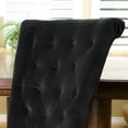 thumbnail image 3 of Edgerton Black Velvet Dining Chair, 3 of 5