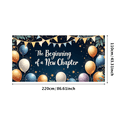 thumbnail image 3 of Decorative Design Celebration Banner Floral Decoration Beginning of a New Chapter for Birthday Party Indoor Celebration Event, 3 of 7