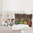 thumbnail image 4 of Ambesonne Garden Throw Pillow Cover 2 Pack, Plants in Cups Pottery, 18", Multicolor, 4 of 7