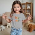 thumbnail image 7 of BOOMNY Toddler Baby Girls Tshirts Short Sleeve T Shirts for Girls Big Sister Letter Graphic Breathable Loose Fit Cozy Childrens Athletic Tees, 7 of 7