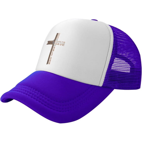 Religious Cross John 3:16 God Loved The World Jesu Trucker Hat Baseball Caps Men Women Dad Hat Adjustable Cowboy Hat