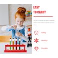 thumbnail image 6 of OUNONA 3Pcs Red Test Tube Storage Rack Lightweight Plastic Holder for School Use, 6 of 8