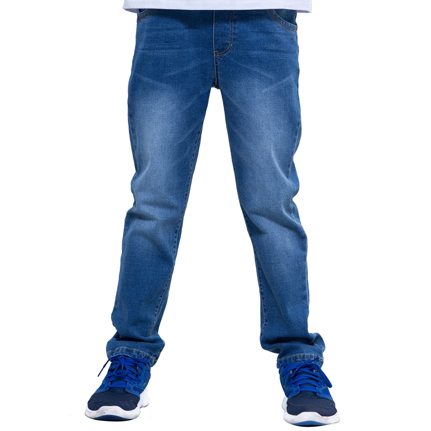 boys husky elastic waist jeans