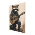 thumbnail image 2 of 8x12 inch Raccoon'S Guitar Time Canvas Frameless Picture,Bar Party,Music Festival,Bathroom Wall Decor Painting Canvas,Abstract Skull Playing Guitar Funny Style Poster & Prints,For Bar,Cafes, 2 of 6