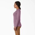 thumbnail image 3 of Dickies Women's Cooling Long Sleeve Pocket T-Shirt, Mauve Shadow Heather, XS, 3 of 5