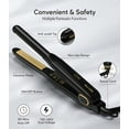 thumbnail image 6 of Terviiix Small Hair Straightener, 0.5" Pencil Edges Flat Iron for Short hair, Black, 6 of 6