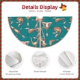 thumbnail image 3 of Fotbe Giraffes Doing Various Yoga Pattern Christmas Tree Skirt, Tree Skirts Plush Christmas Decorations, Christmas Tree Skirts Xmas Decorations Holiday Party Decor-48", 3 of 6
