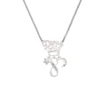 thumbnail image 2 of Delight Jewelry Silvertone Jeremiah 29:11 Infinity Sign Silvertone Dream Big Pendant Necklace, 25", 2 of 4