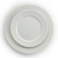 thumbnail image 3 of Elama Elle 18 Piece Porcelain Dinnerware Set with 2 Large Serving Bowls in White, 3 of 7