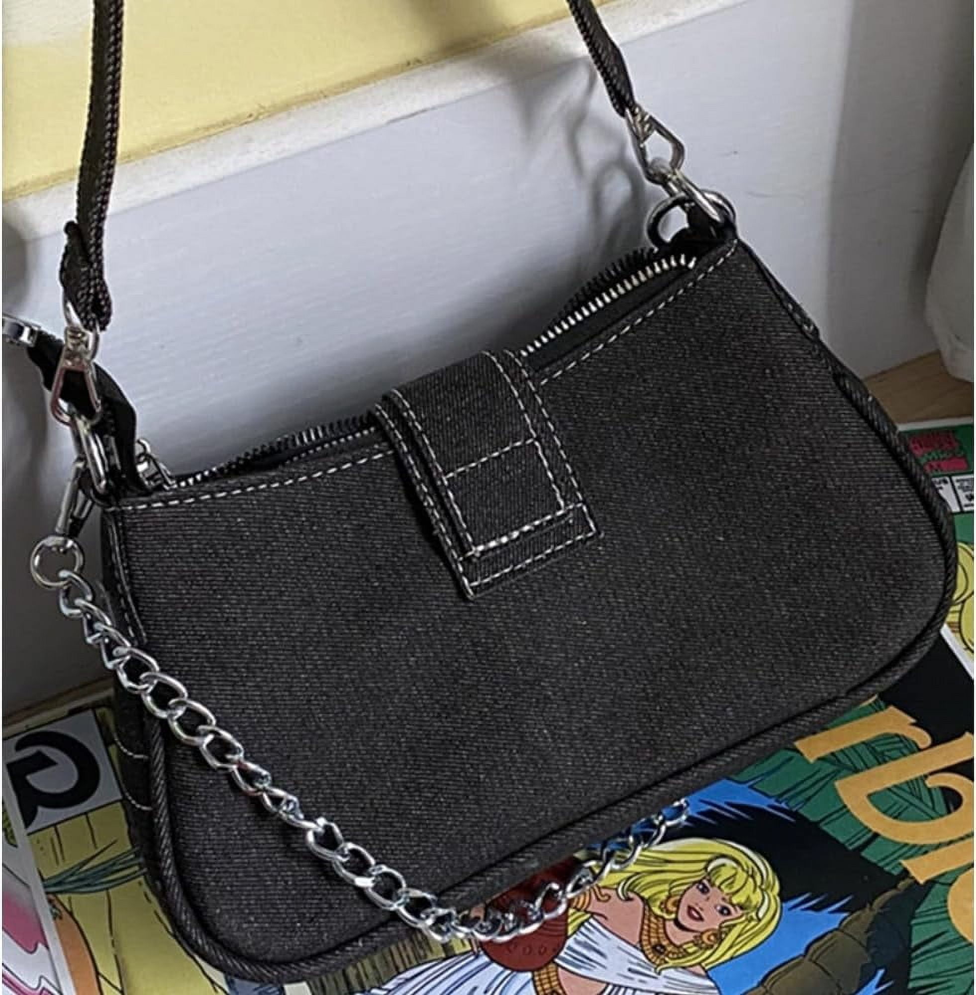 Hobo Bag Fairy Grunge Shoulder Bag Y2K Vintage Crossbody Bag