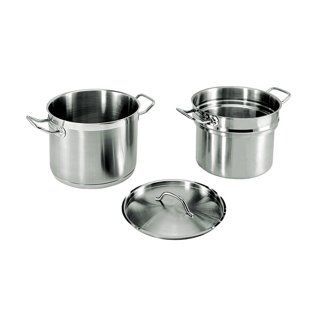 Best Buy: Farberware Classic 2-Quart Covered Saucepan with Double Boiler  Insert Stainless steel 50057