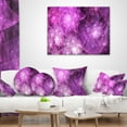 thumbnail image 3 of Designart Pink Rotating Polyhedron - Abstract Throw Pillow - 16x16, 3 of 4