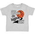 thumbnail image 3 of Inktastic Little Brother and Biggest Fan Basketball Player Boys Baby T-Shirt, 3 of 5