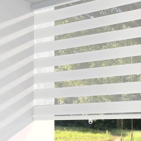 TurkishSouq Cordless Zebra Blinds for Windows-20 in