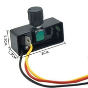 DC Motor Speed Controller Universal 12V Electronic Speed & Brightness Regulator Switch for Fan and Bulb Control