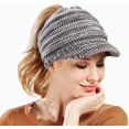 thumbnail image 2 of LAICAIW Ponytail Baseball Cap Messy High Bun Adjustable Mesh Trucker Sun Hat for Women, 2 of 4