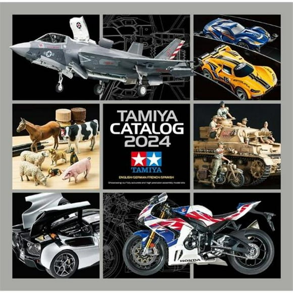 Tamiya TAM64451 2024 Tamiya Catalogue - Anglais - Allemand - Français - Espagnol