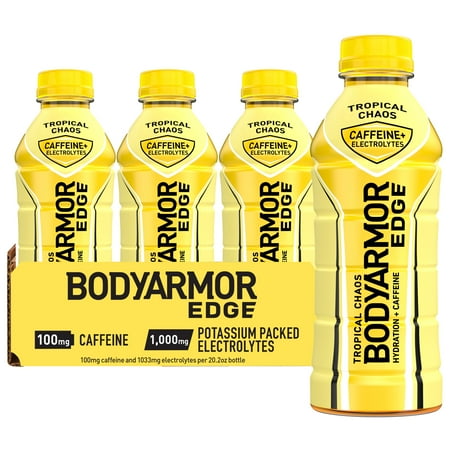 BODYARMOR Edge Tropical Chaos Bottles, 20.2 fl oz, 12 Pack