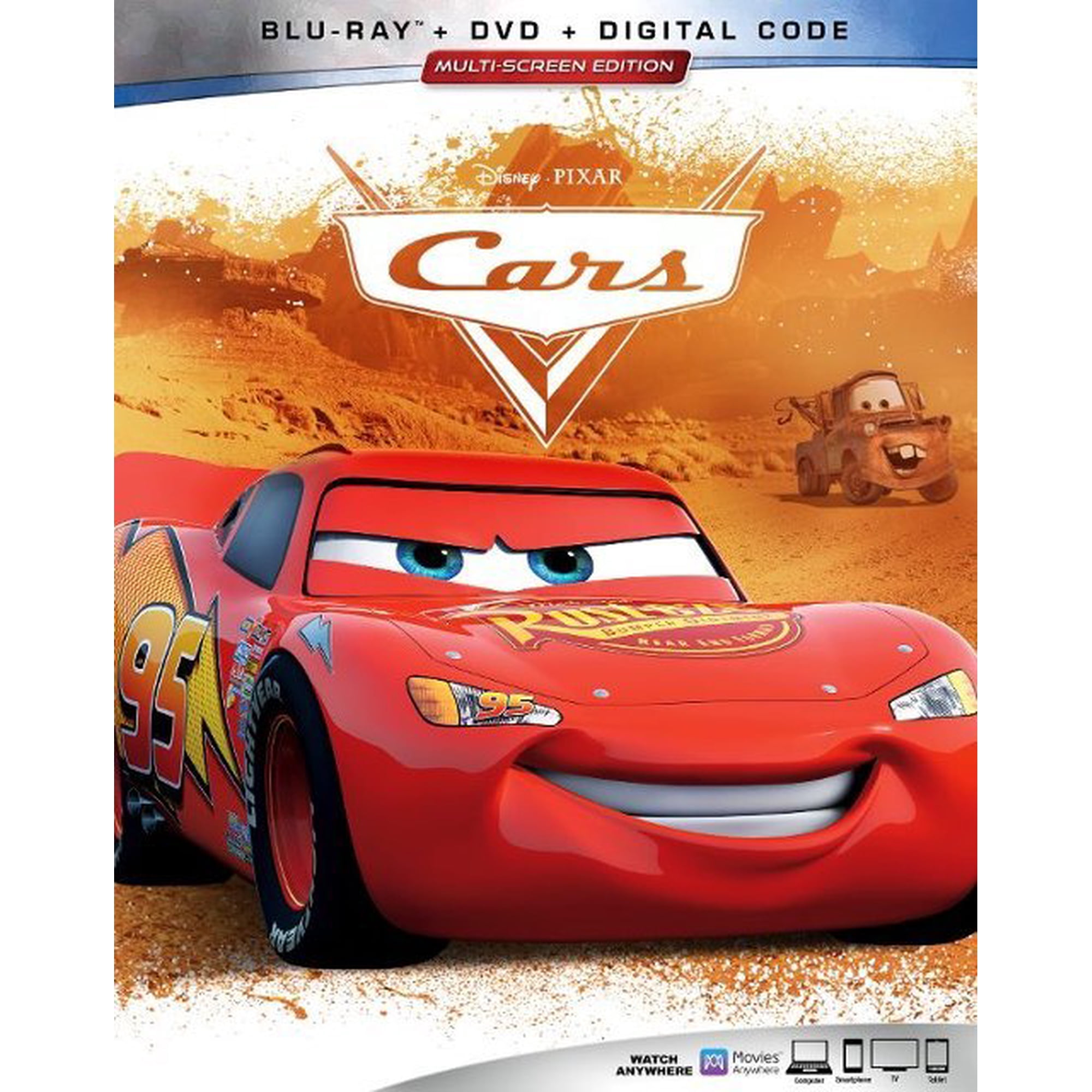 Cars (Blu-ray + DVD + Digital)