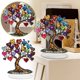 thumbnail image 1 of Decoración de acrílico para escritorio con forma de corazón de árbol, inspiradora para el hogar, 1 of 6