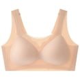 thumbnail image 2 of Antinious Women Wireless Bras Push Up Seamless Tank Adjustable Strap Solid Breathable, 2 of 5