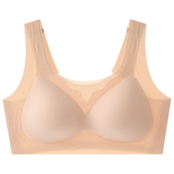 Vrorvz Wireless Bras for Womens Adjustable Straps Push up Bralette Breathable Comfortable Bra No Underwire Top