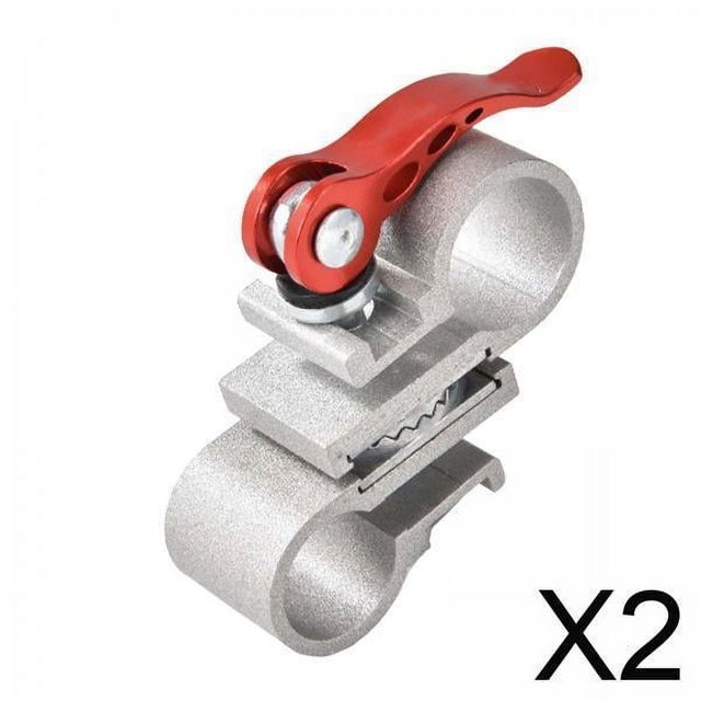 2 Abrazaderas Para Silla De Pesca, Soporte Para Sombrilla Para Playa, Patio, Camping, Argent