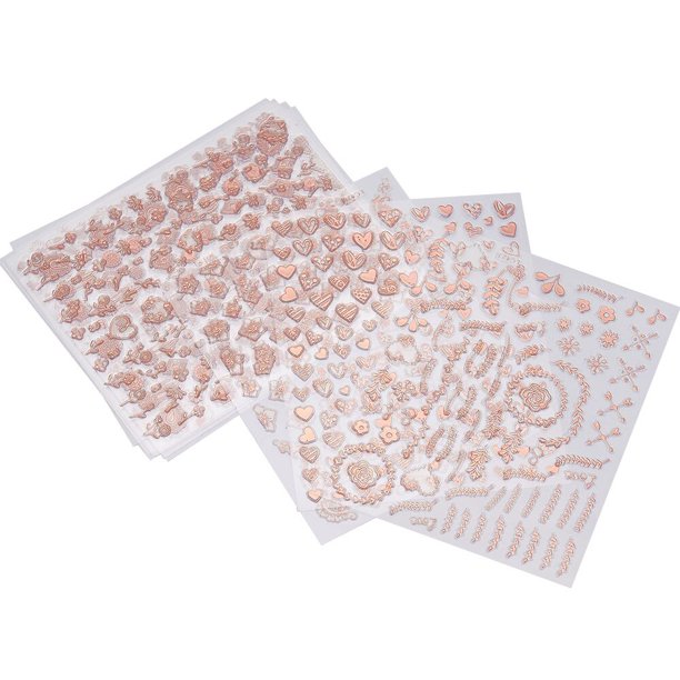 11 UNIDS Nail Art Aurora Ice Cube Celofán Transferencia Láser Joyas Dulces Pegatinas Papel Recortado Camaleón Manicura Decoraciones Tan Jianjun unisex