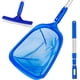 thumbnail image 1 of Red para skimmer de piscina, resistente con malla ultrafina para una limpieza integral, poste telescópico de aluminio que se ajusta de 17,3 a 35,4 pulgadas, diseño compacto para ahorrar espacio de, 1 of 5
