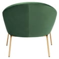 thumbnail image 7 of SAFAVIEH Mandi Modern Glam Velvet Accent Club Chair, Malachite Green, 7 of 7