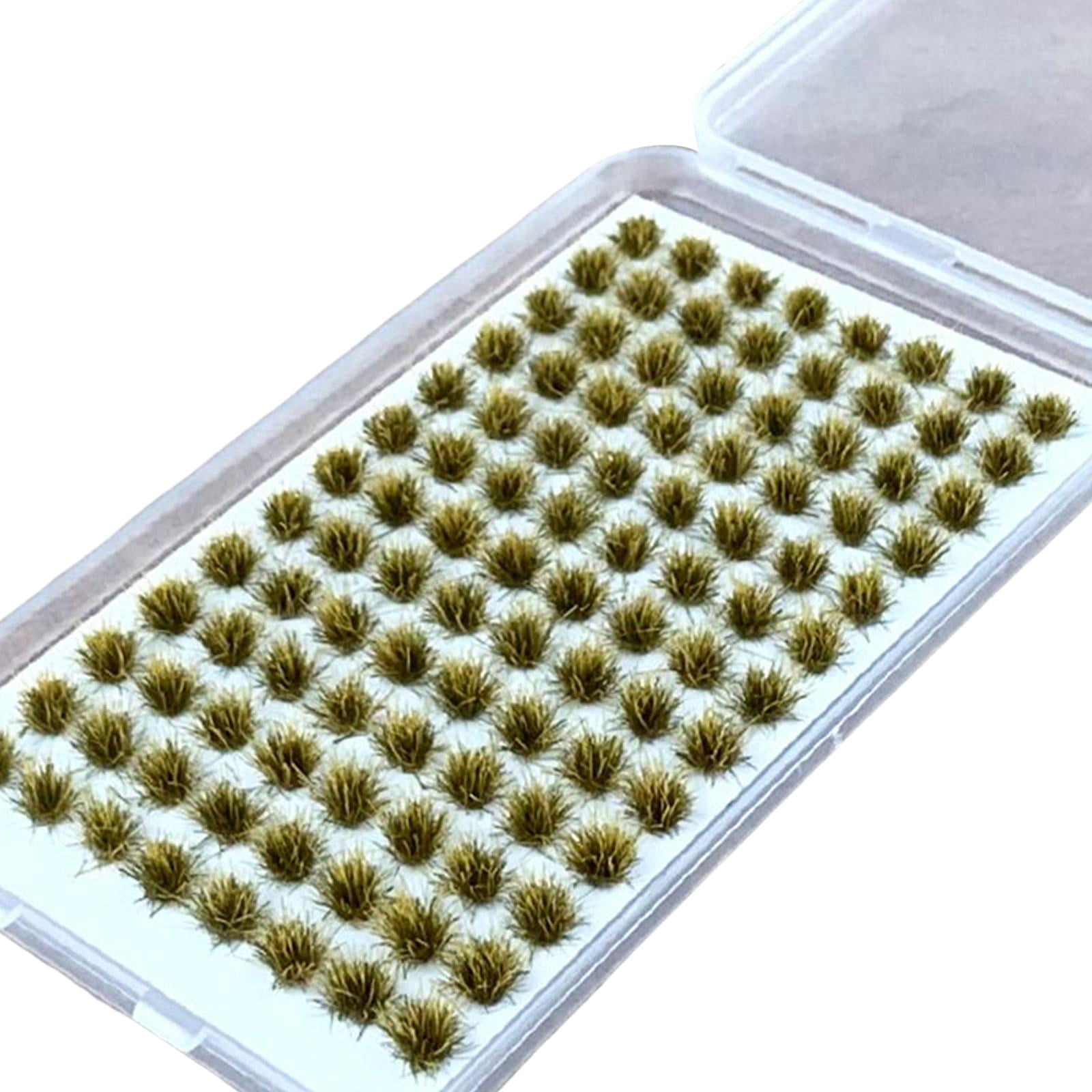 Set De 104 Touffes D’herbe Miniature 4mm – Résine Pour Décors Ferroviaires, Dioramas Et Modèles