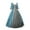 Light Blue, variant on pstuiky Women Dresses, Women's Lolita Dress Large Hem Pommel Skirt Ruffled Lace Princess Skirt Short Sleeve Square Neck Dress Leisure Green L