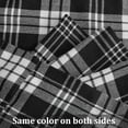 thumbnail image 6 of Black Modern Style Valances for Bedroom, 52 x 18 Inch Linen Textured Decorative Kitchen Valance, Small Light Filtering Privacy Curtain for Bathroom, 1 Piece, 6 of 6