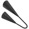 thumbnail image 2 of Demonsen Metal Musical Instrument,Agogo Bell Binaural Traditional Hand‑Held Latin Clapper Metal Percussion Musical Instrument L,Agogo Bell, 2 of 8