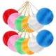 thumbnail image 3 of 30Pcs Bola de hilo de seda Colgante de Navidad colorido Decoración de bola de nieve (Color aleatorio), 3 of 8