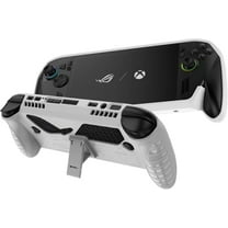 Protective Cover for  ROG Xbox Ally X Case 2025 with Kickstand,Silicone Shock-Absorption Lightweight Dockable Protective Grip Case for ROG Xbox Ally X Protector Bumper Accessories White