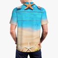 thumbnail image 6 of Cauagu Boards and Beach Print Men's Polo Shirts, Short-Sleeve Polo Shirts for Men Performance Golf Shirt Athletic Casual Collared T-Shirt-Large, 6 of 8