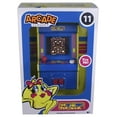 thumbnail image 4 of Basic Fun! Arcade Classics Ms. Pac-Man Mini Arcade Game, Brightly Colored Screen, 4 of 5