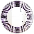 thumbnail image 2 of Designart 31.5" x 31.5" Purple Modern Wall Mirror, 2 of 3