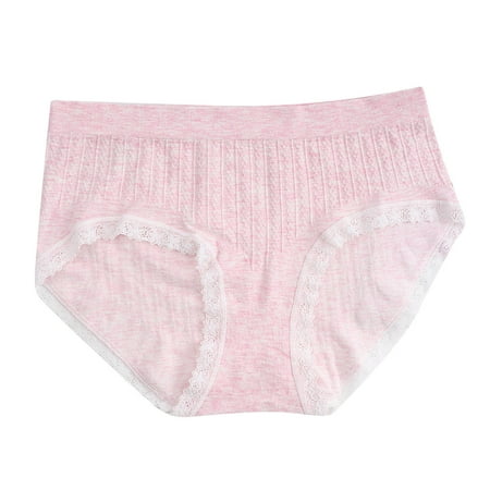 

ZMHEGW 3 Pack Women Panties Cotton Breathable Seamless Comfort Underwear