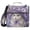 Elegant Cat with Lilac Flowers Hat, variant on 3 Ring Zipper Binder with Shoulder Strap Waterproof Trapper Keeper 2 Inch D-Ring 500 Sheets Capacity Foxes Flower Ring Feathers