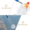 thumbnail image 3 of CHUANK 2 Pcs Filet à Crevettes Long Poteau Filet de Pêche Étang Réservoir Acier Inoxydable, 3 of 6