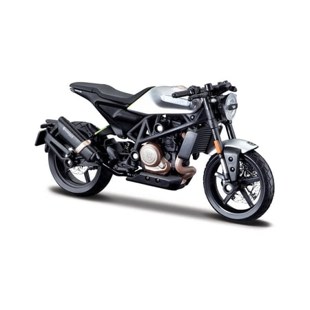 Husqvarna Vitpilen 701 Motorcycle [1:18 scale in Silver and Black]